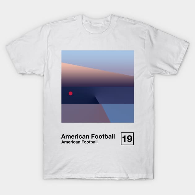 American Football 3 / Minimalist Graphic Poster Design T-Shirt by saudade